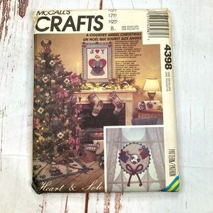 McCall’s #4398 A Country Angel Christmas Vintage Craft Patterns
